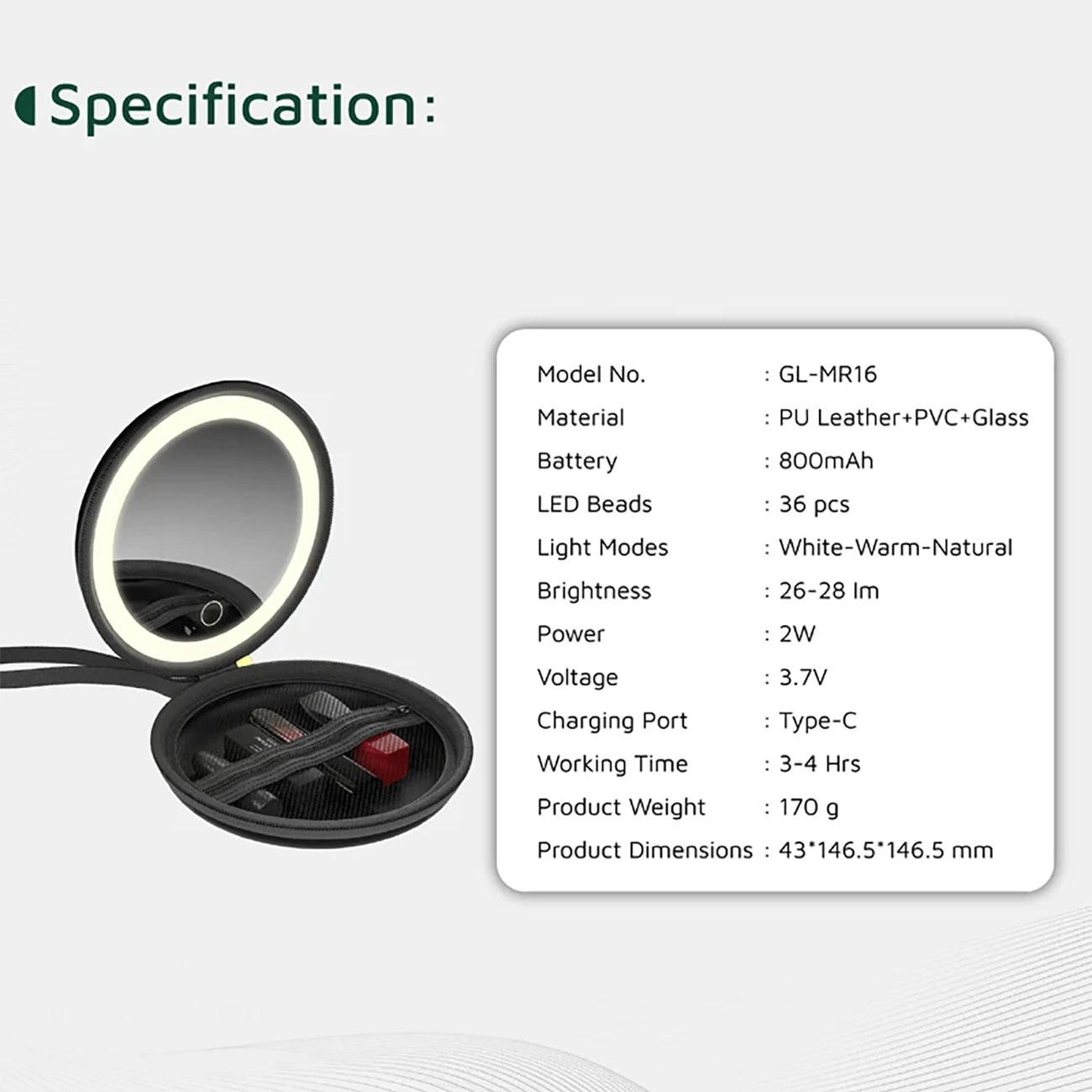 کیفیت مینی کیف آرایشی  گرین لاین