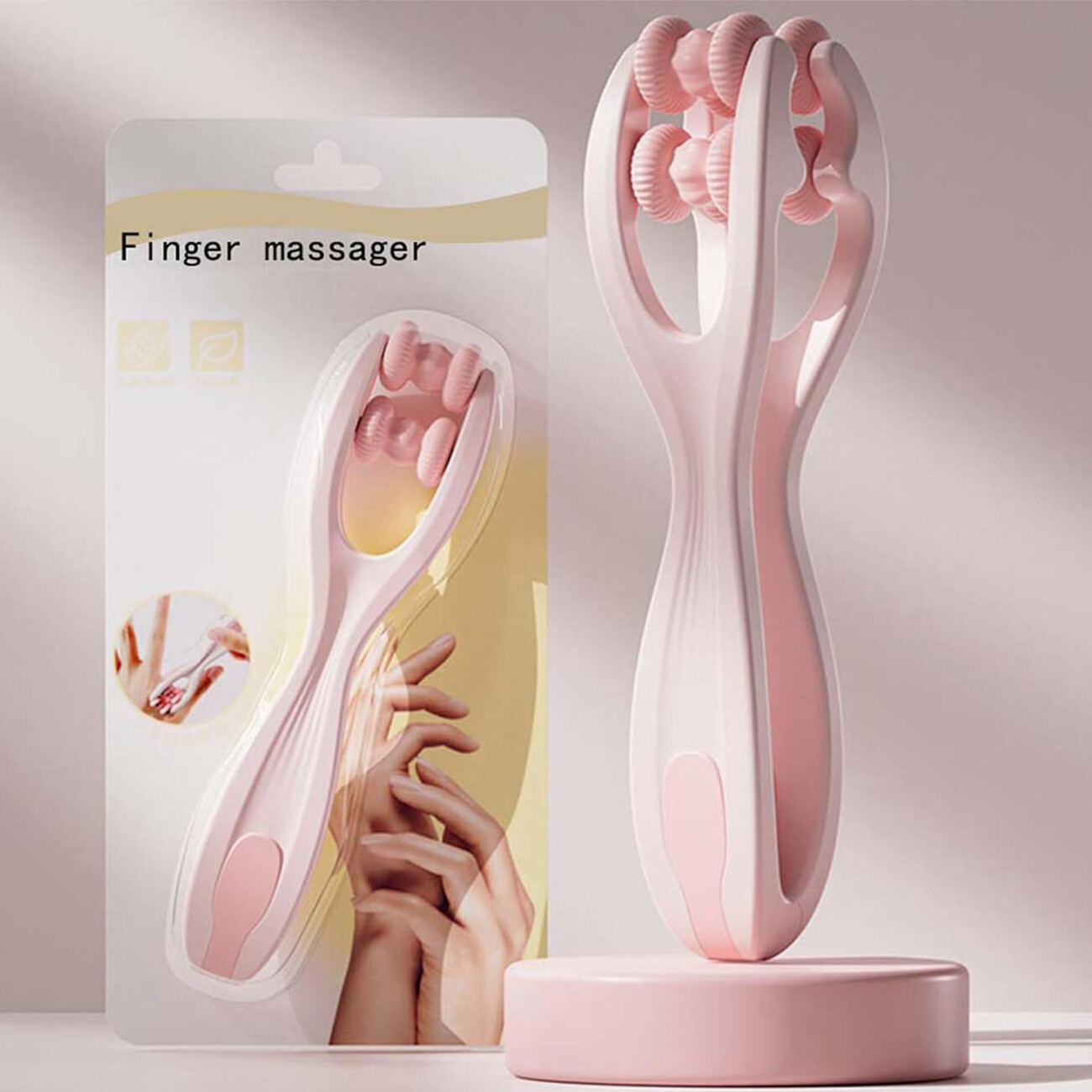 فروش ماساژور انگشتی گلبهی دو غلتکی