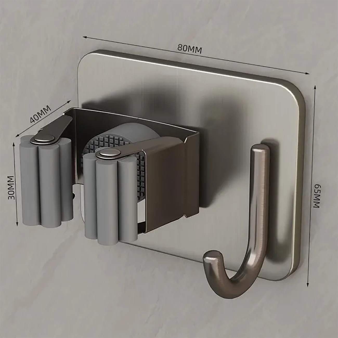 کیفیت  آویز دیواری چند منظوره استیل ضد زنگ