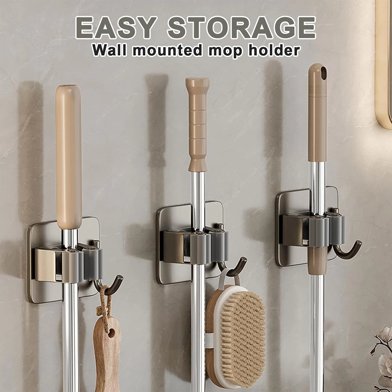 آویز دیواری چند منظوره جارو و تی یوکین