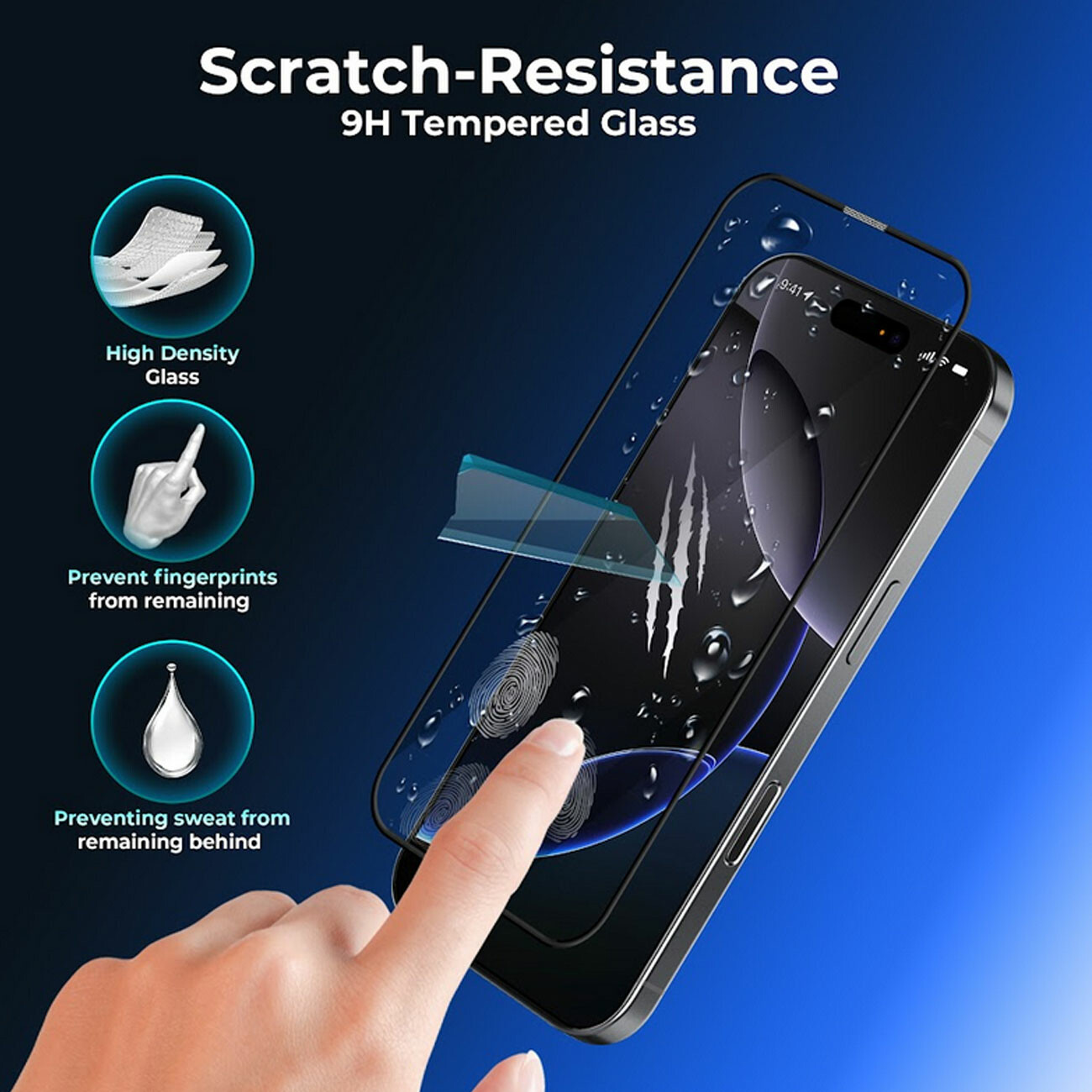 بهترین گلس پرایوسی آیفون 16 پرومکس مکسول