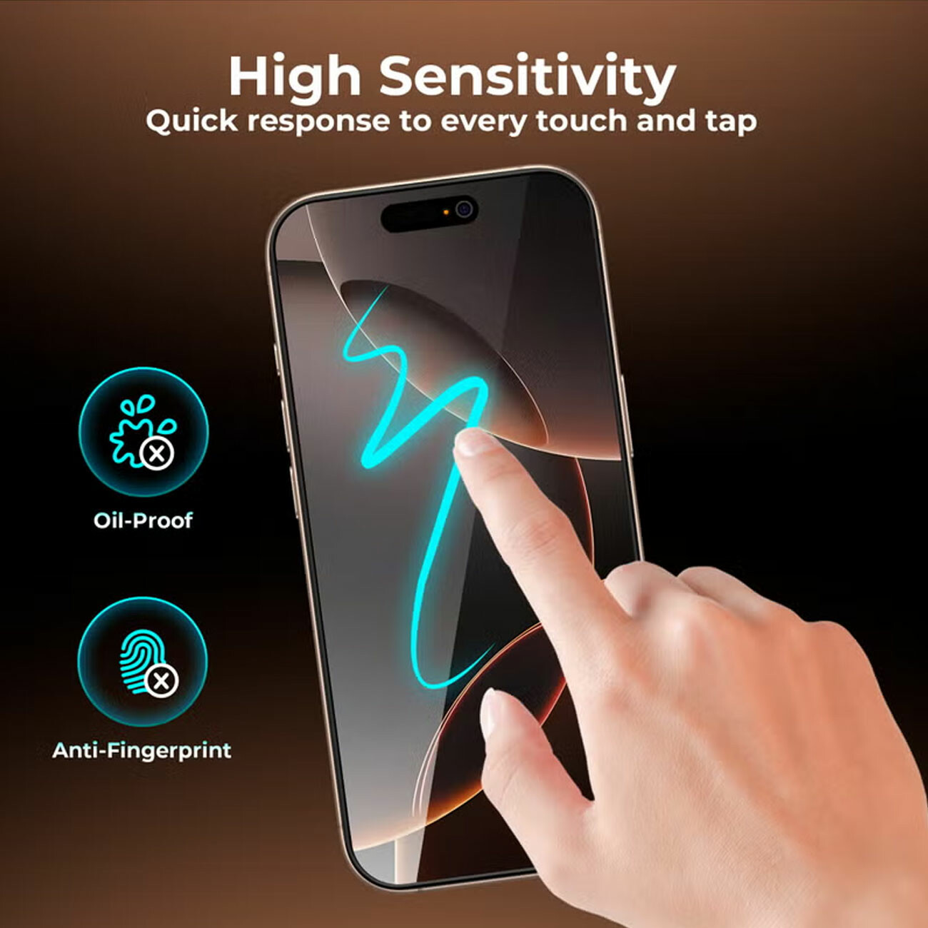 فروش گلس پرایوسی آیفون 16 پرو مکسول