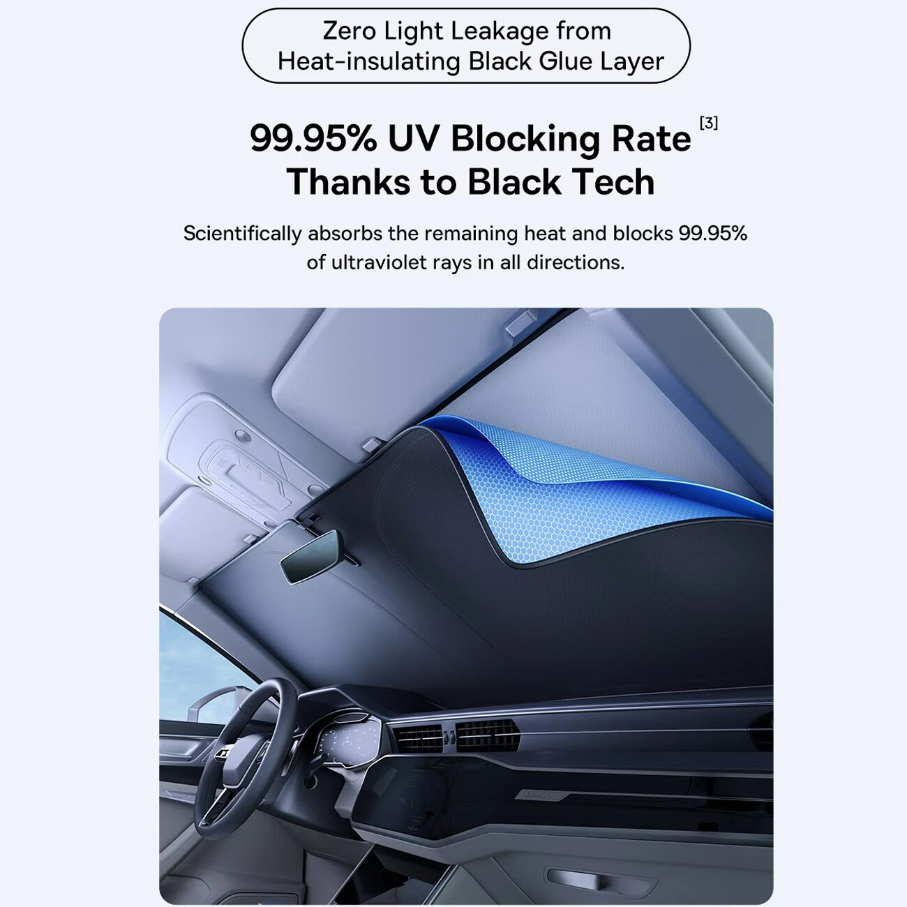 آفتابگیر شیشه جلو ماشین بیسوس