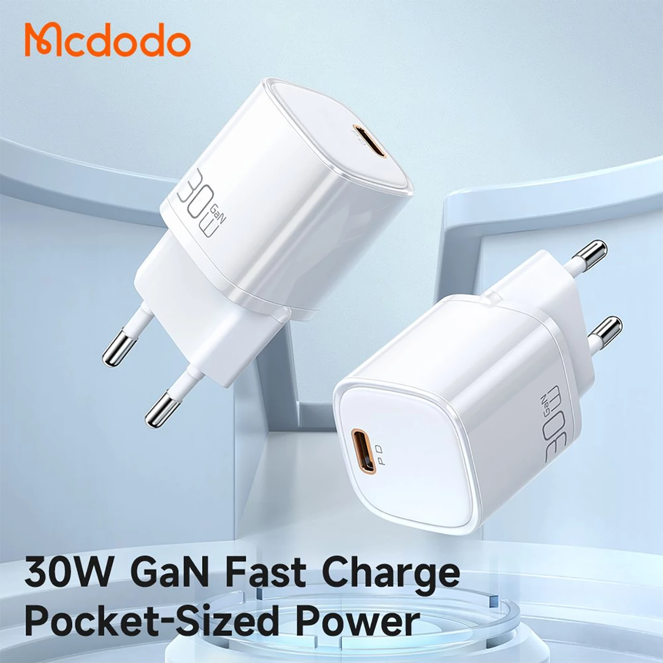 کیفیت شارژر دیواری مینی 30 وات مک دودو