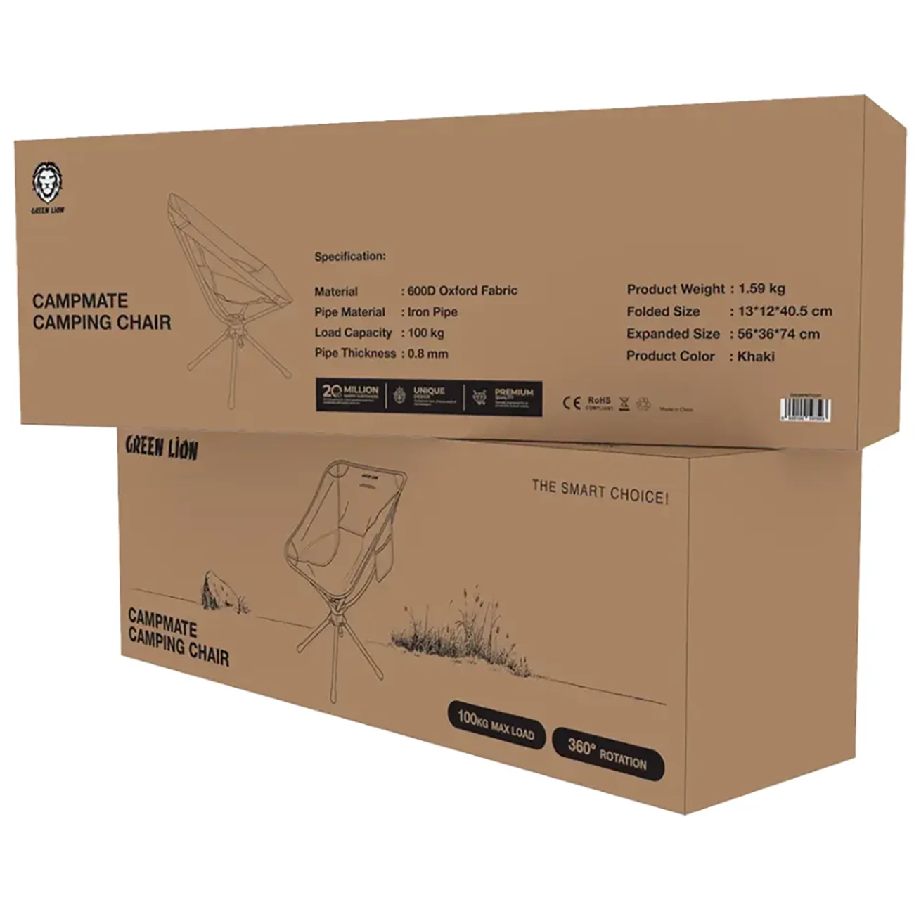 بهترین صندلی کمپینگ گرین لاین