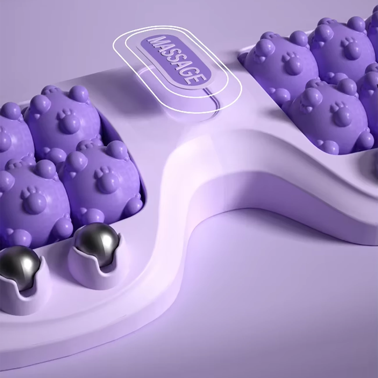 کیفیت ماساژور غلتکی پا، طرح پنجه گربه