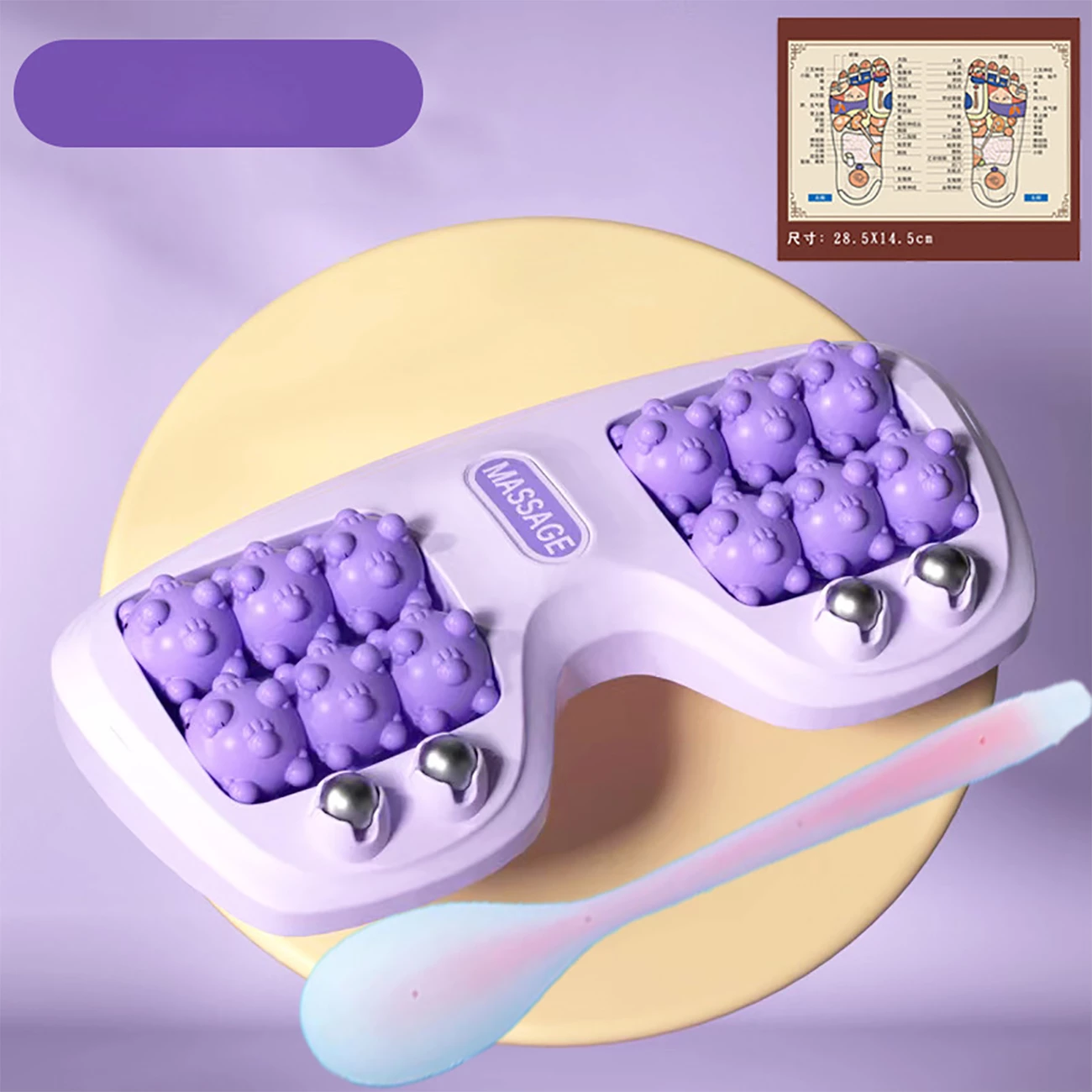 خرید ماساژور غلتکی پا، طرح پنجه گربه