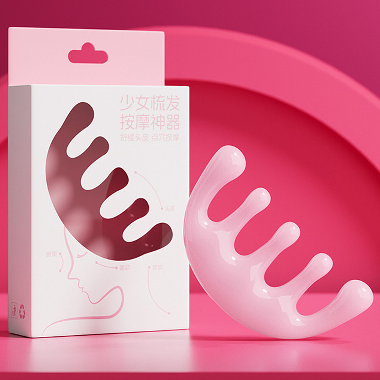 فروش ماساژور صورت دستی طرح شانه