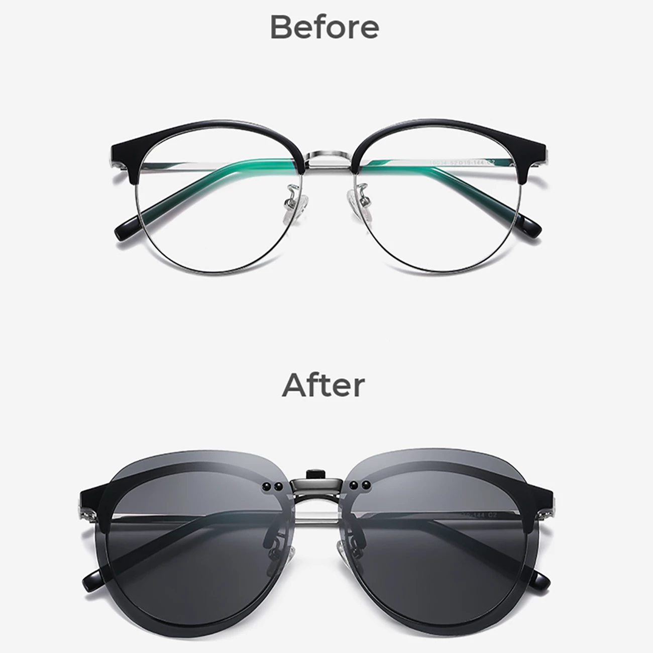 فروش عینک آفتابی کلیپسی پلاریزه کارن