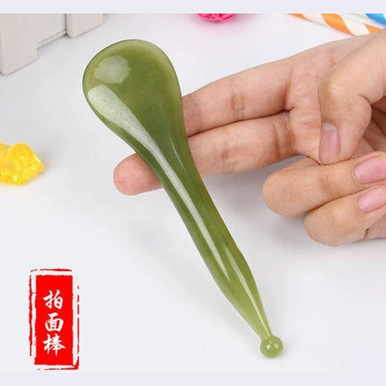 ست ابزار ماساژ گواشا 7 تکه جوانسازی پوست صورت و بدن