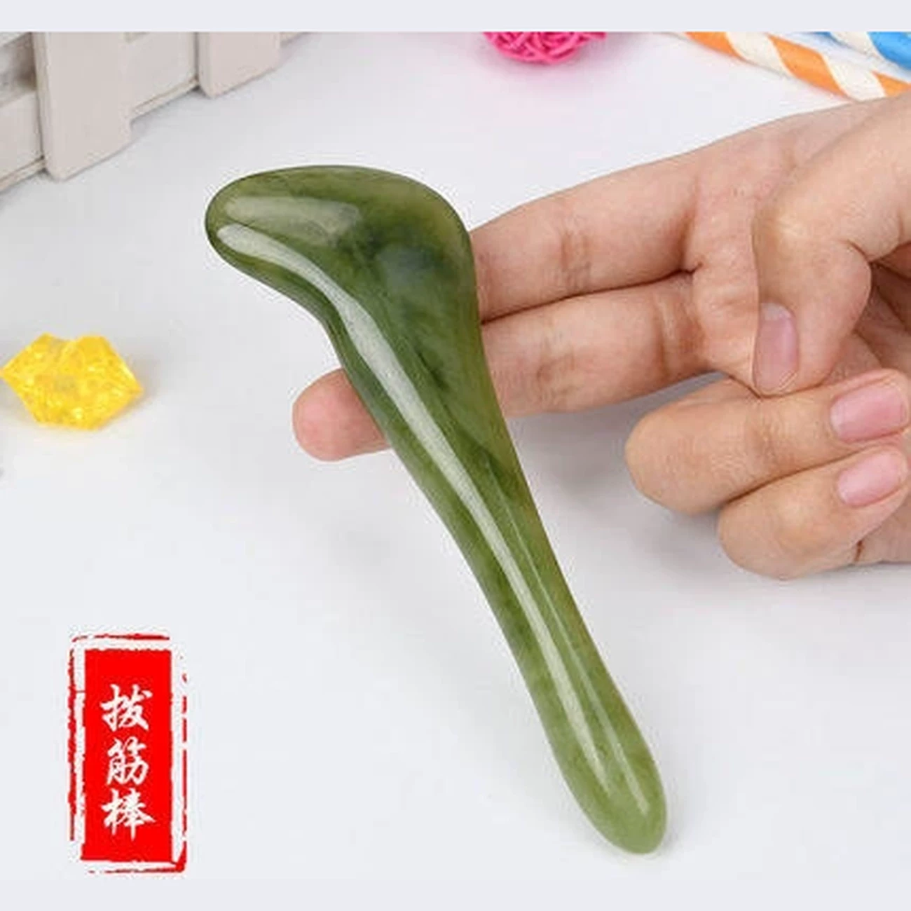 ست ابزار ماساژ گواشا 7 تکه جوانسازی پوست صورت و بدن