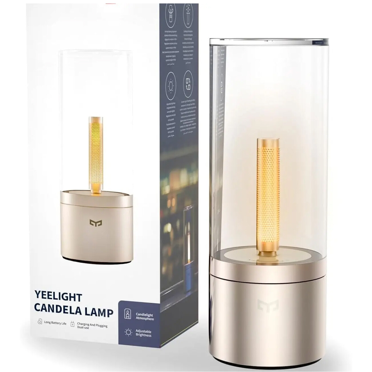 چراغ مطالعه شارژی یی لایت Yeelight مدل YLFWD-0019 با نور قابل تنظیم