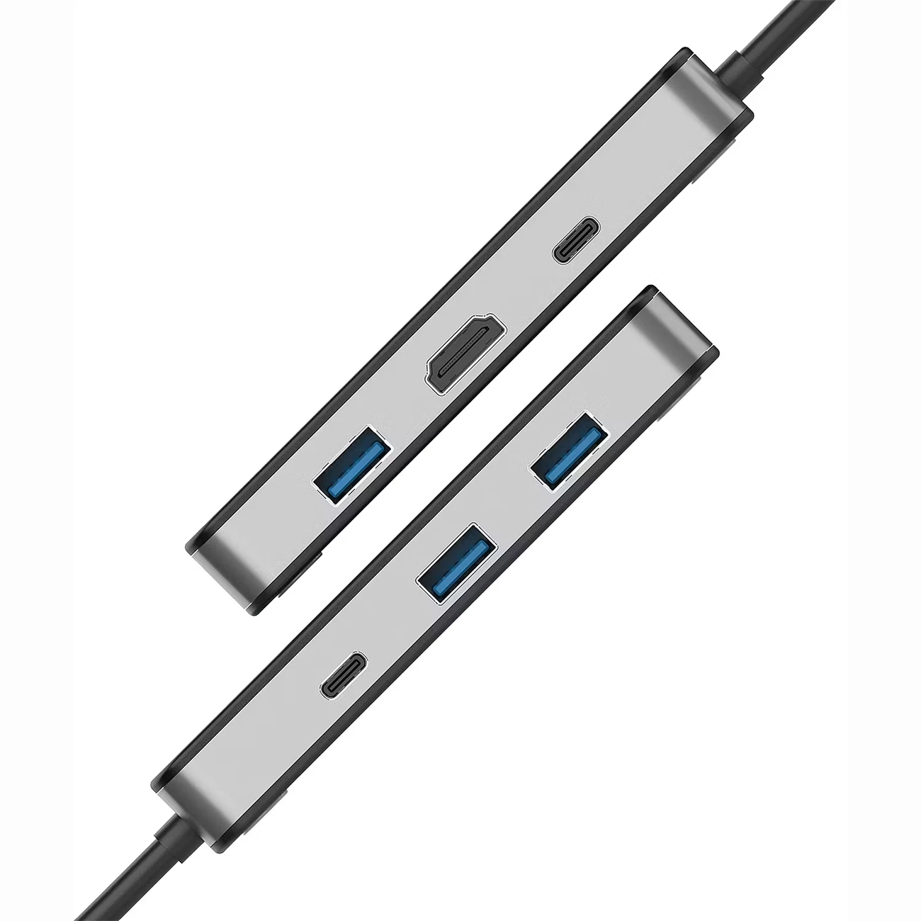بهترین هاب تایپ سی 6 پورت با نمایشگر دیجیتال پرودو