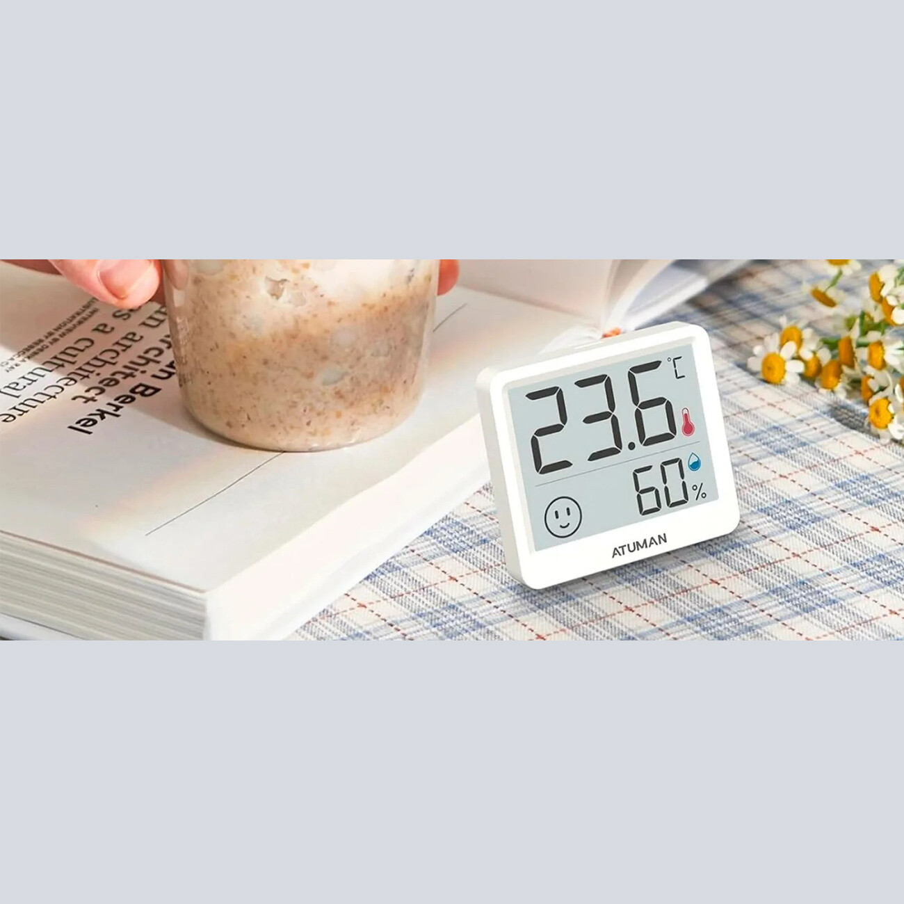 خرید دماسنج و رطوبت سنج دیجیتال آتومن