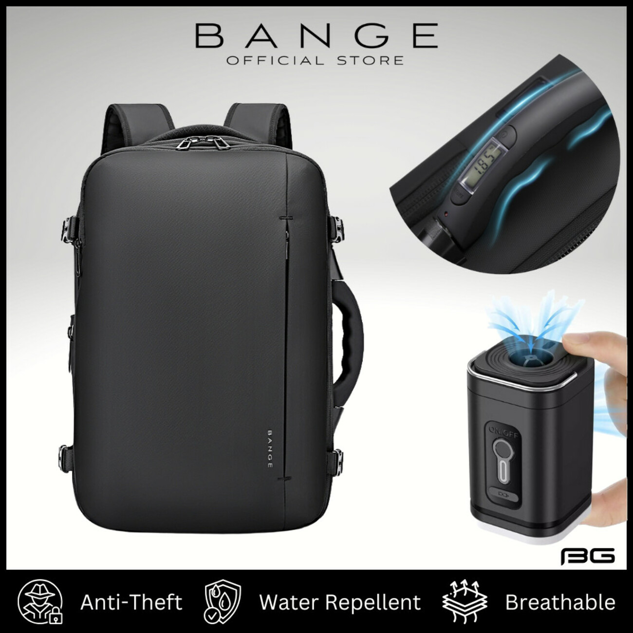 کوله لپ تاپ 17.3 اینچ مسافرتی ضد آب طرح چمدان بنج