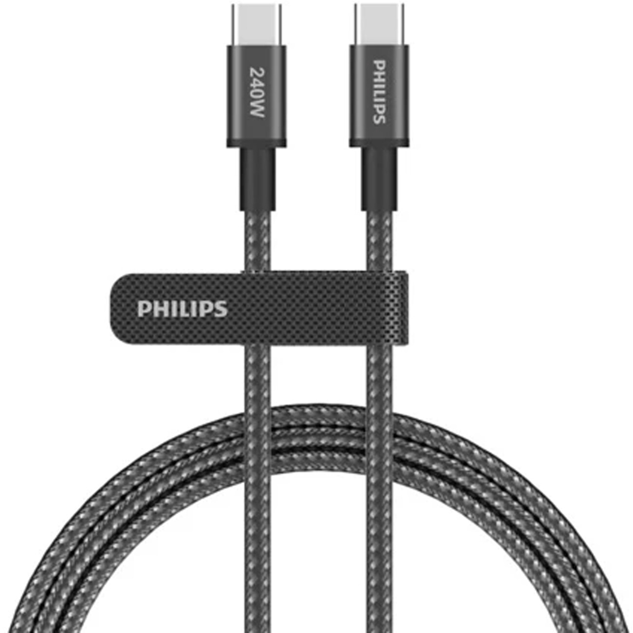 کابل تایپ سی 240 وات فیلیپس Philips مدل DLC7060C کارپلی با طول 2 متر