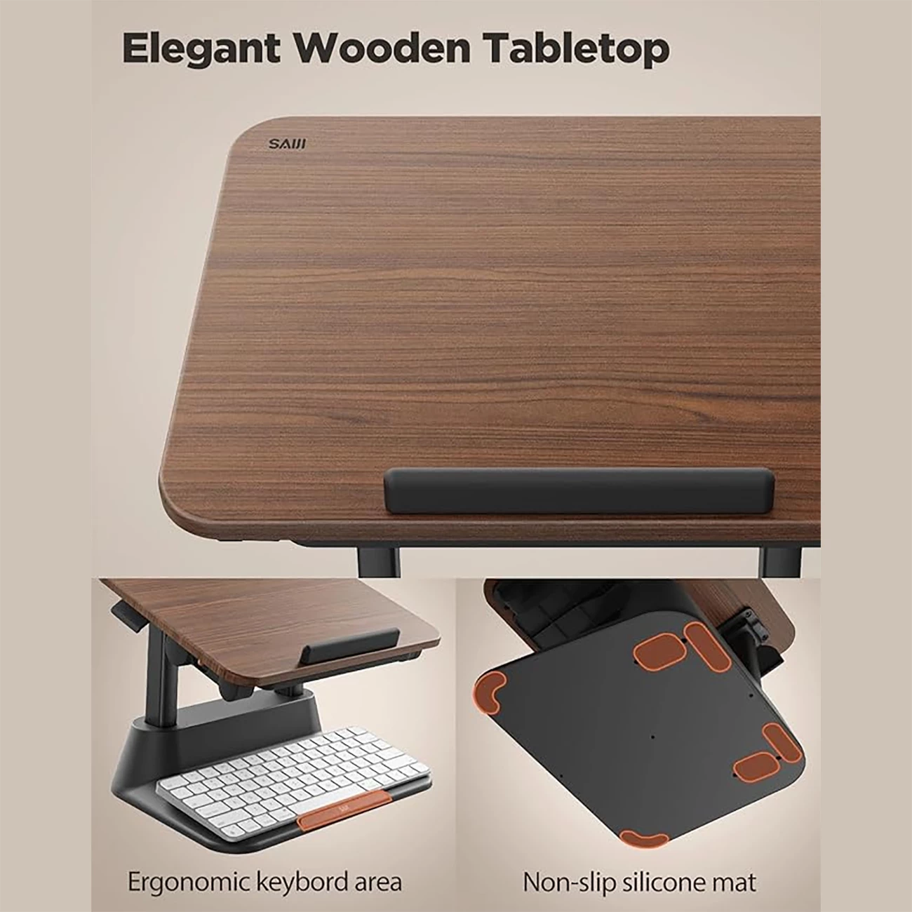 خرید میز و پایه نگهدارنده لپ‌تاپ تا 17 اینچ سایجی