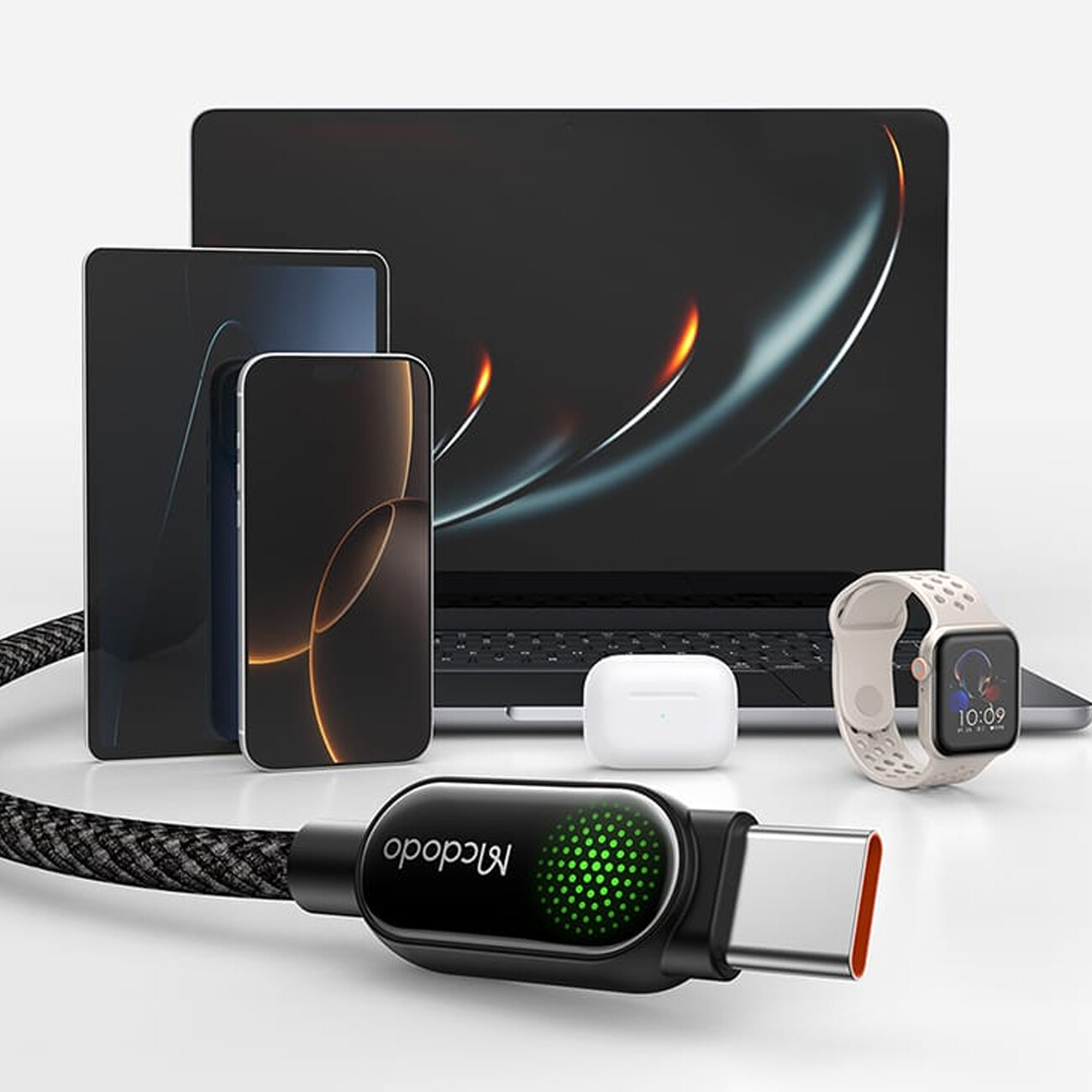 خرید کابل شارژ تایپ سی 100 وات مک دودو