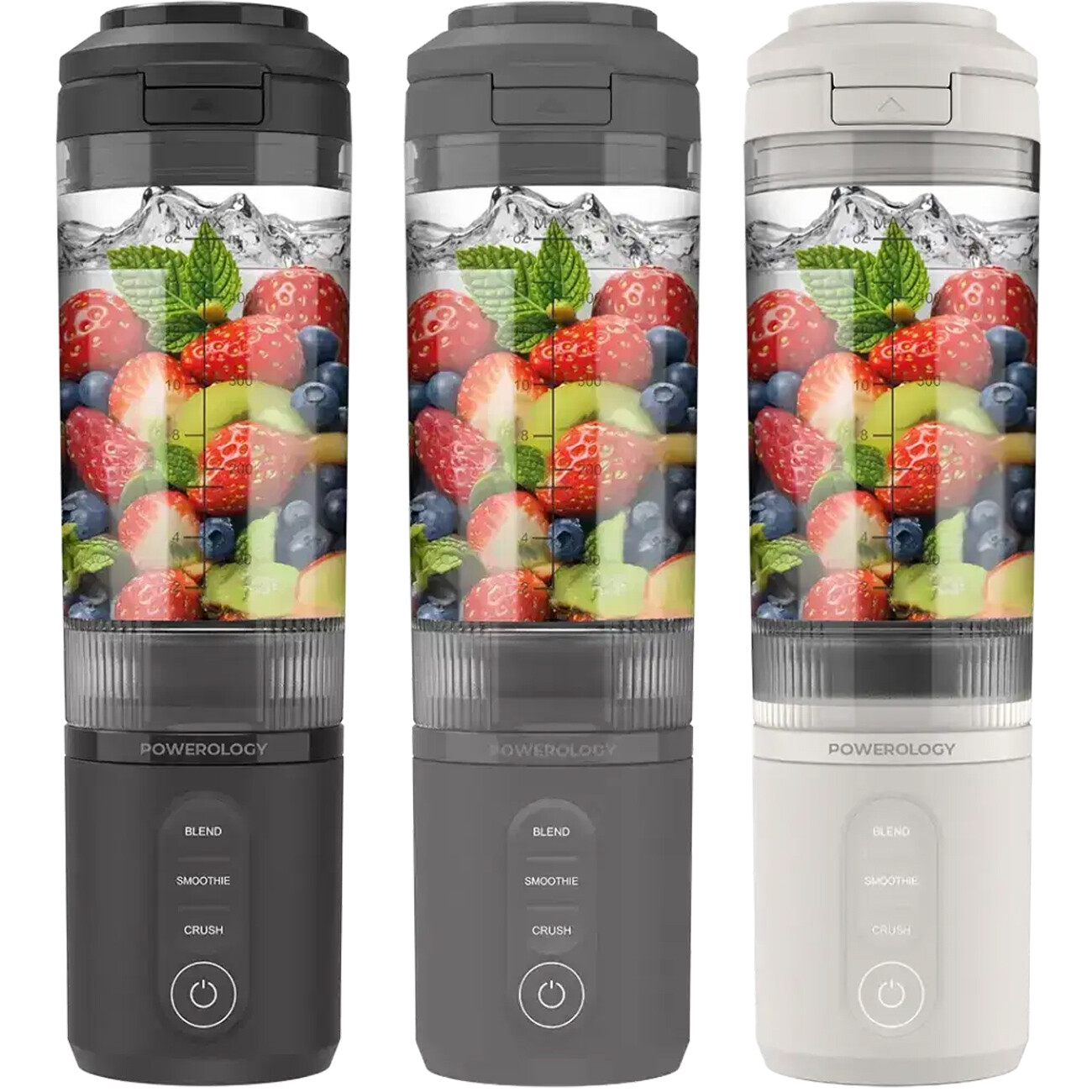 بلندر و مخلوط کن شارژی پاورولوژی Powerology مدلPRPBB8301GY قابل حمل