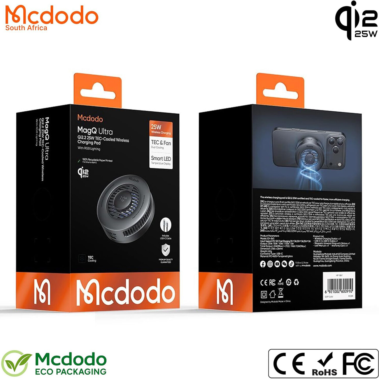 شارژر وایرلس مگنتی مک دودو