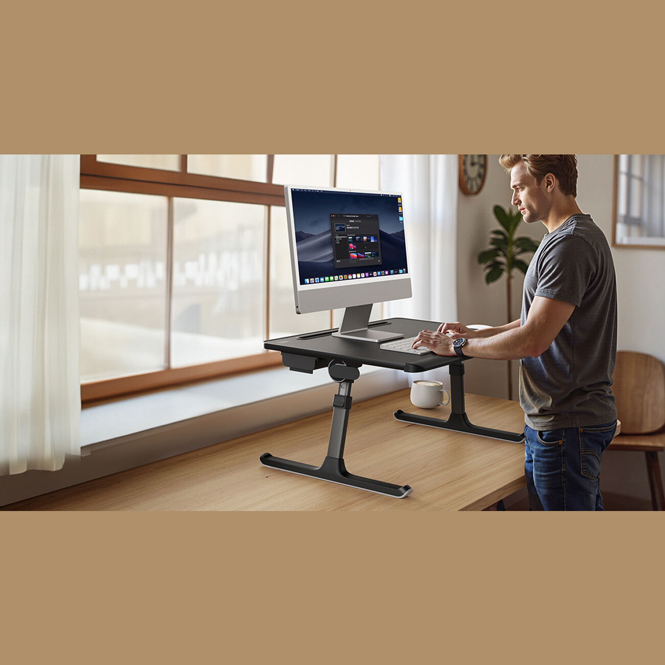 میز تاشو لپ‌ تاپ چند منظوره سایجی