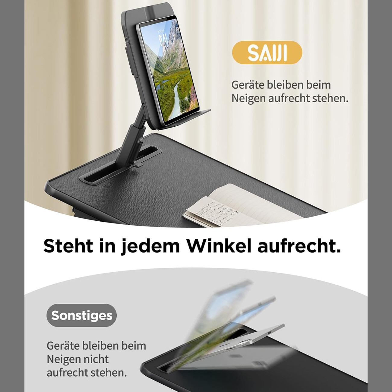 فروش میز تاشو لپ‌ تاپ چند منظوره سایجی