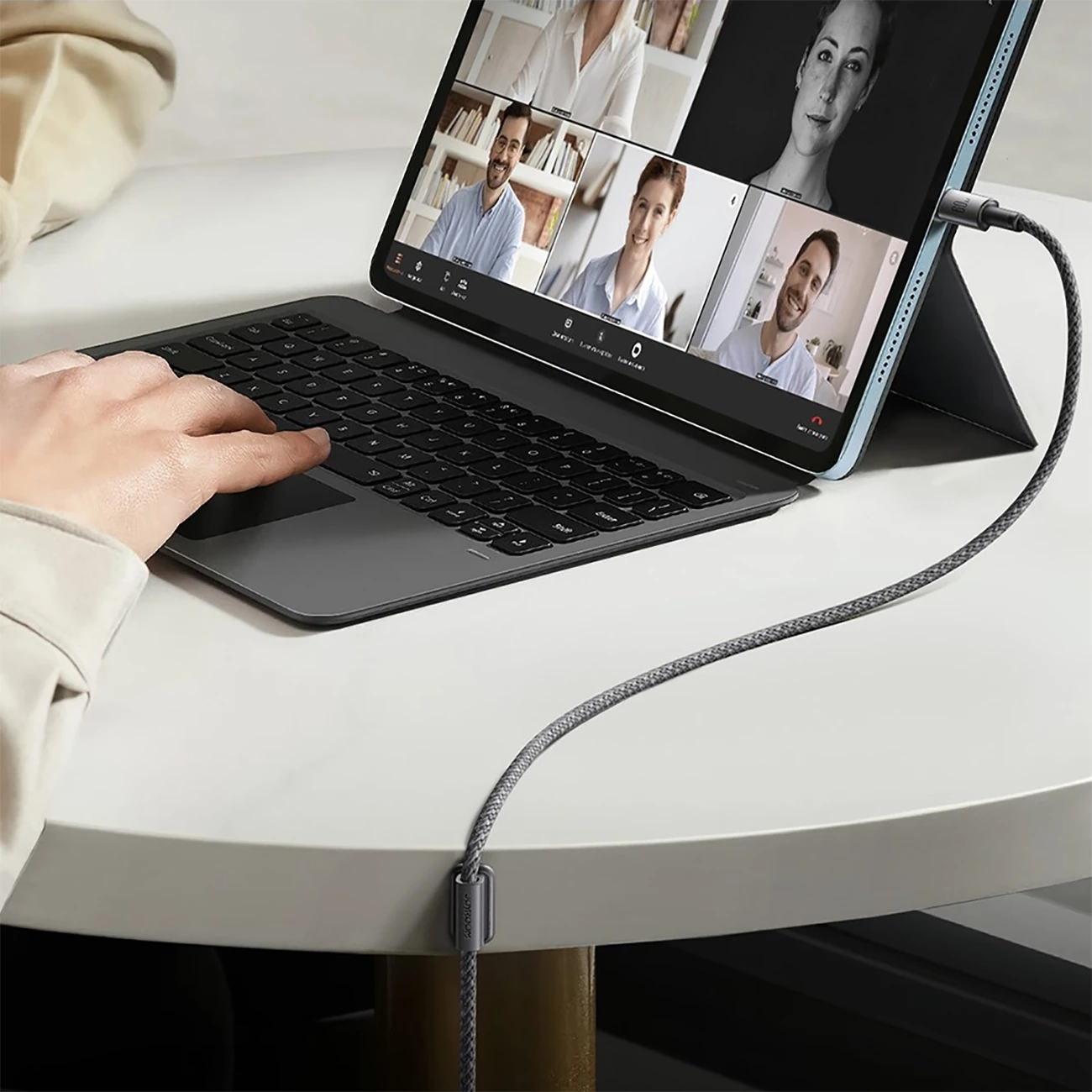 کیفیت کابل تایپ سی 60 وات جویروم