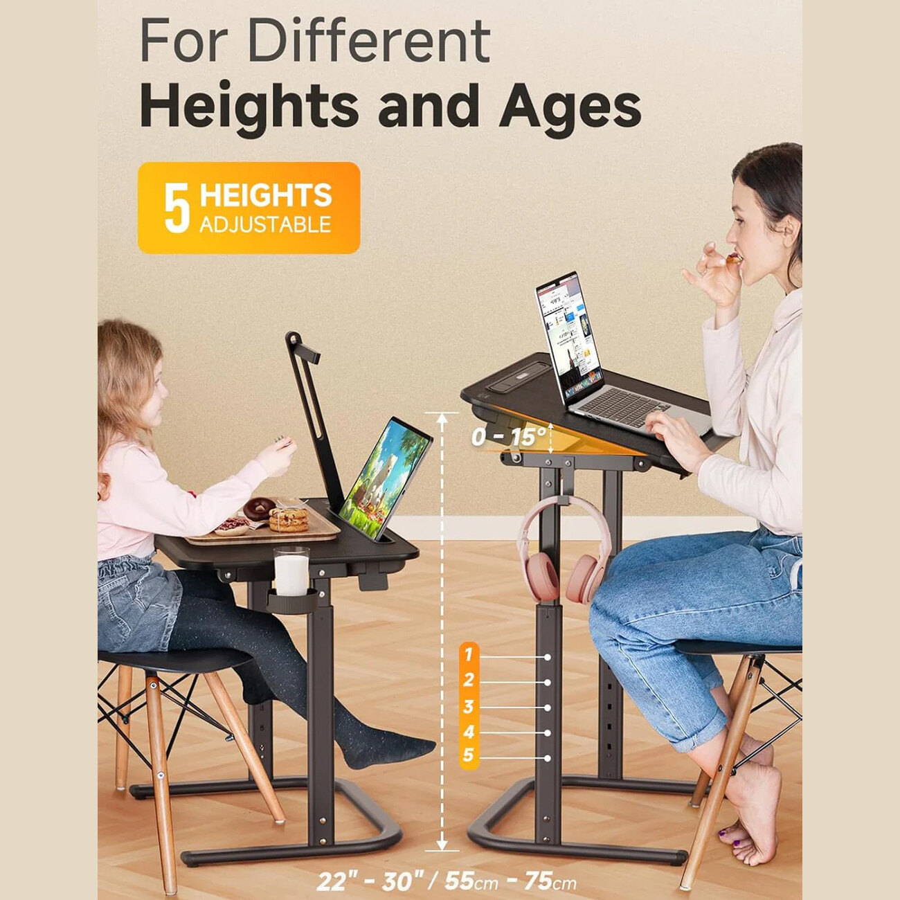 میز تحریر و لپ تاپ تا 17 اینچ سایجی