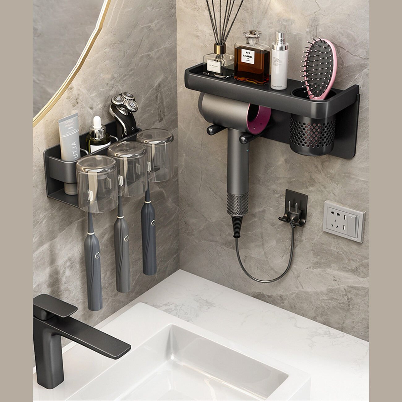 نگهدارنده سشوار و لوازم شخصی یوکین