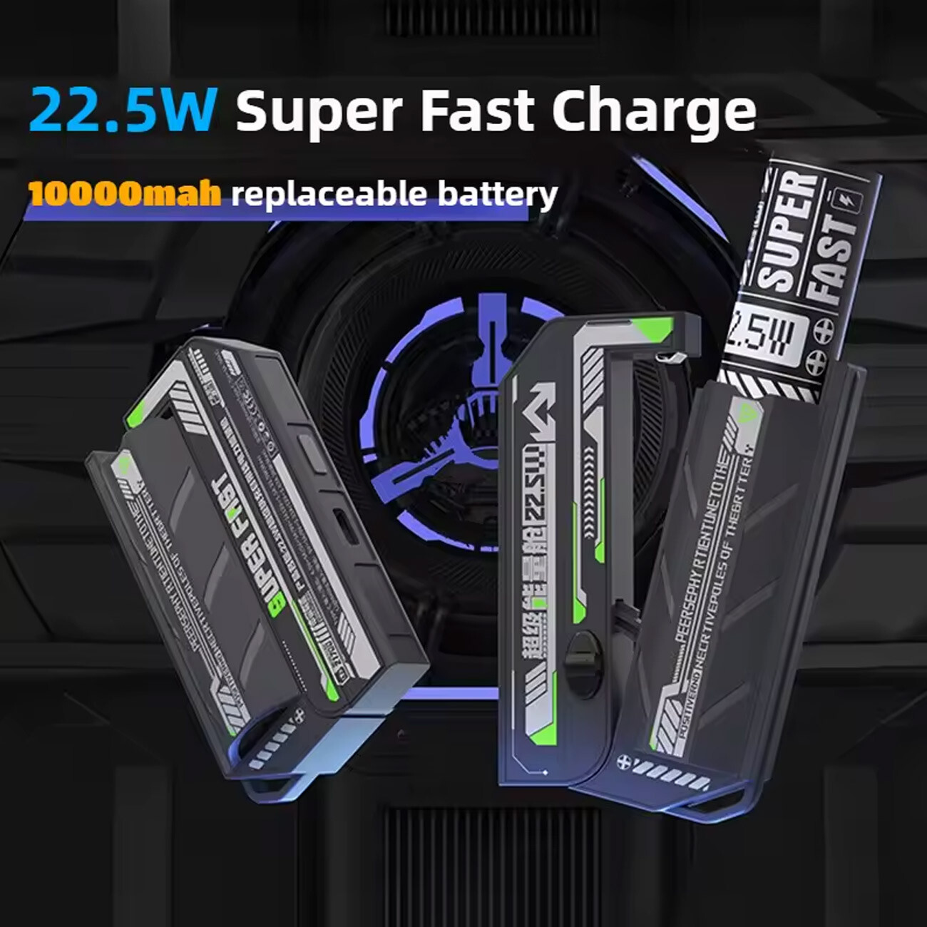 پاور بانک تفنگی 22.5 وات 5000 میلی آمپر ساعتی