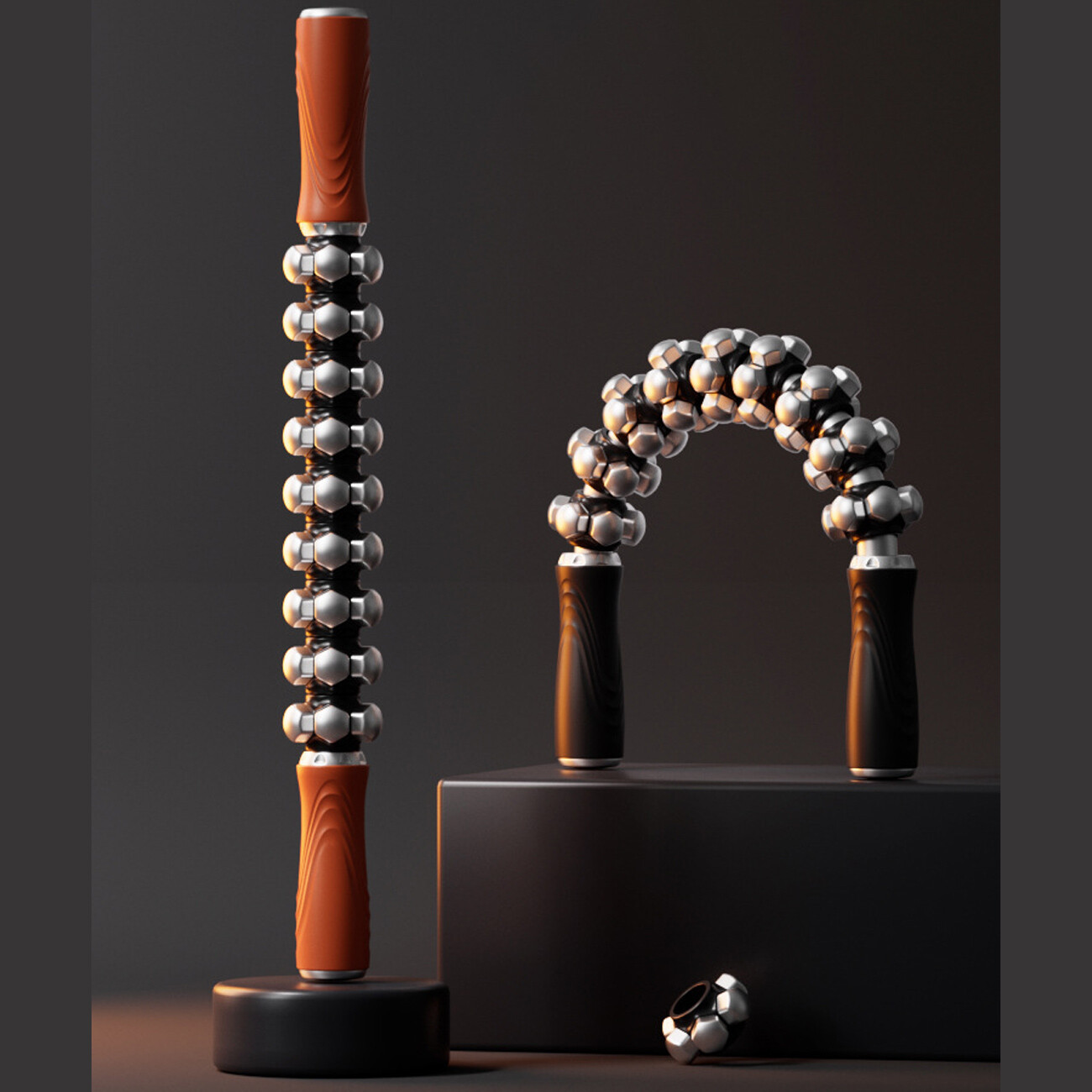 چوب ماساژ میخ دار