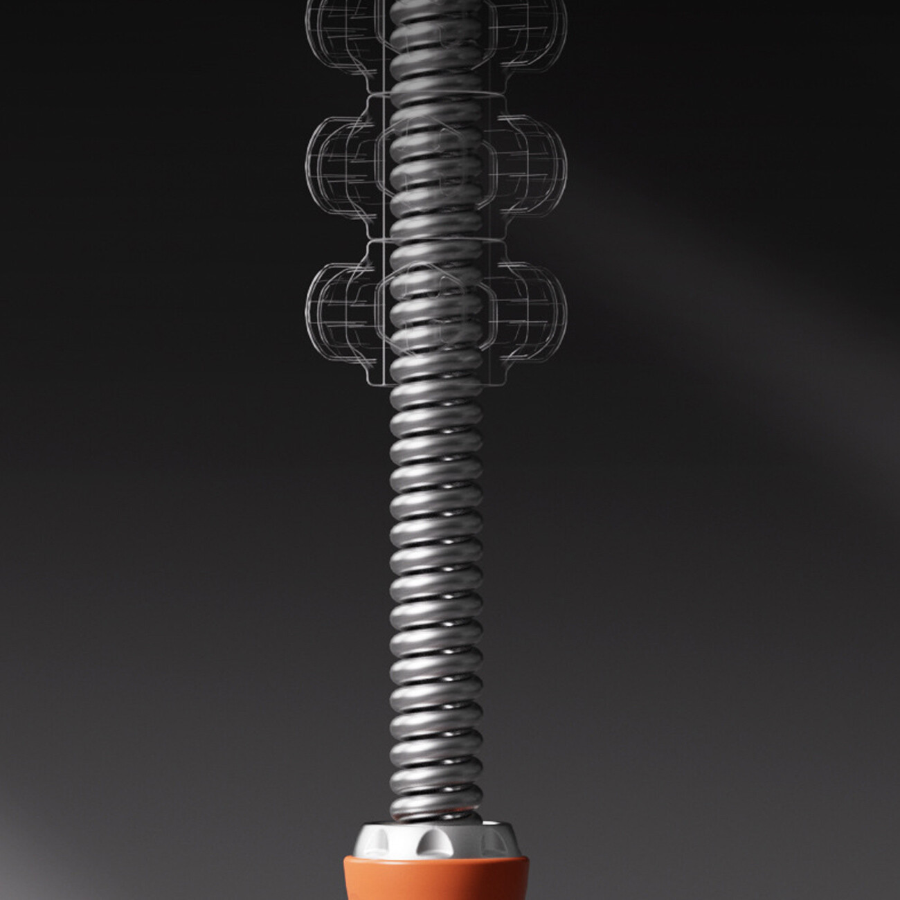 غلتک ماساژ میخ دار