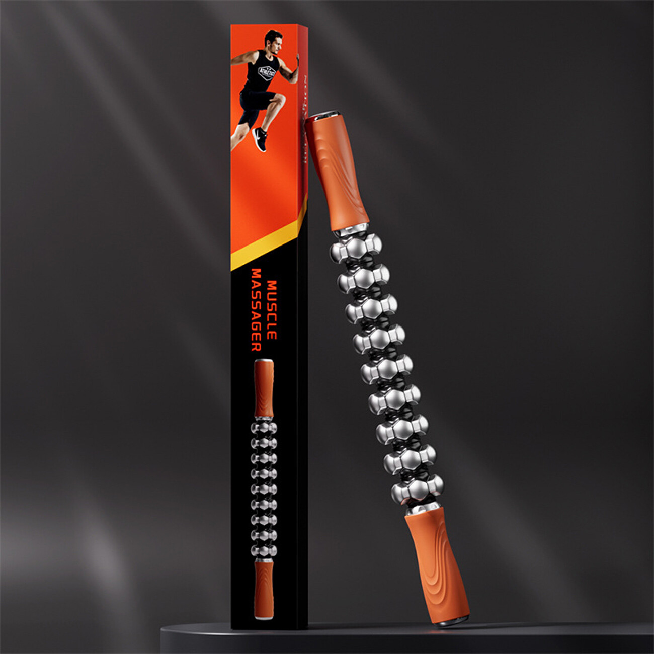 غلتک ماساژ میخ دار