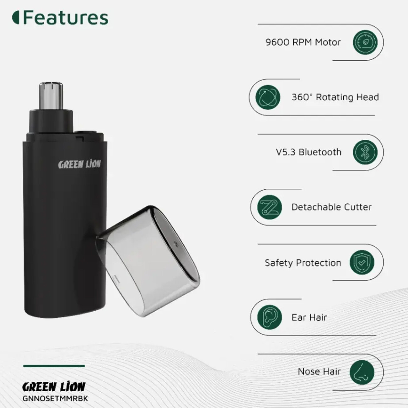 خرید تریمر بینی و گوش گرین لاین