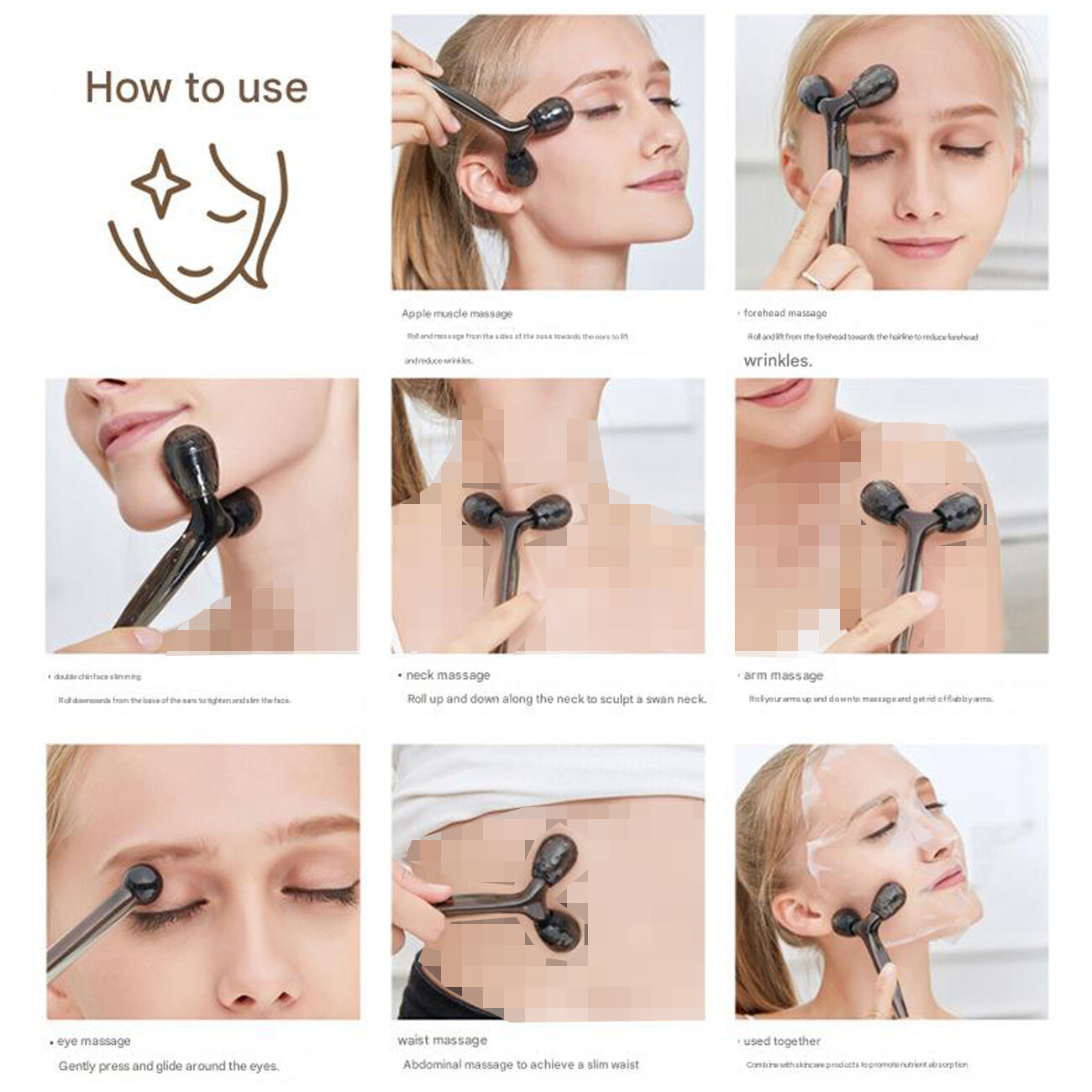 فروش ماساژور غلتکی دستی صورت