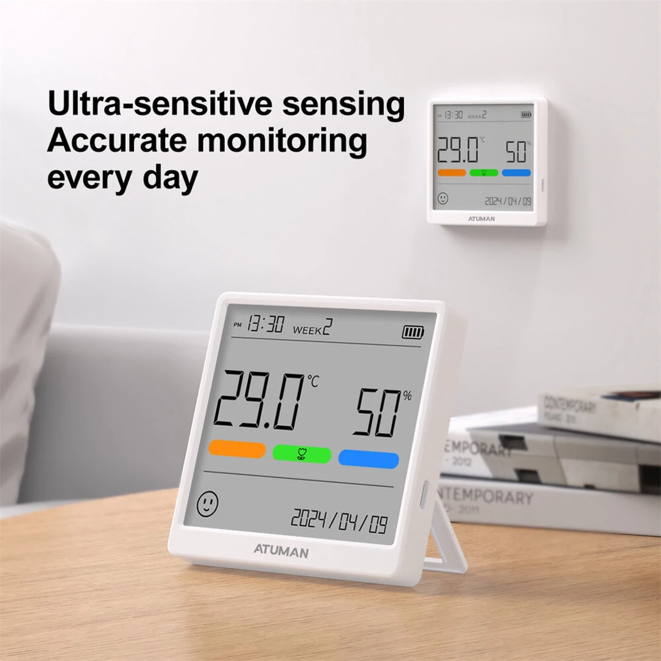 خرید دماسنج و رطوبت سنج شارژی آتومن