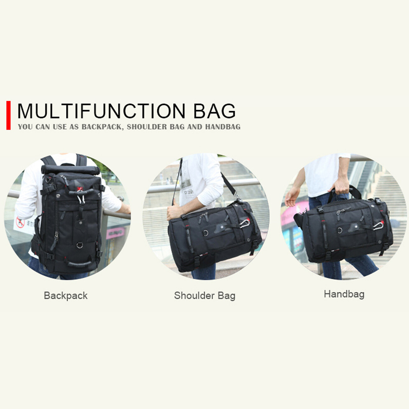 خرید کوله پشتی مسافرتی لپ تاپ 15.6 اینچ کاکا