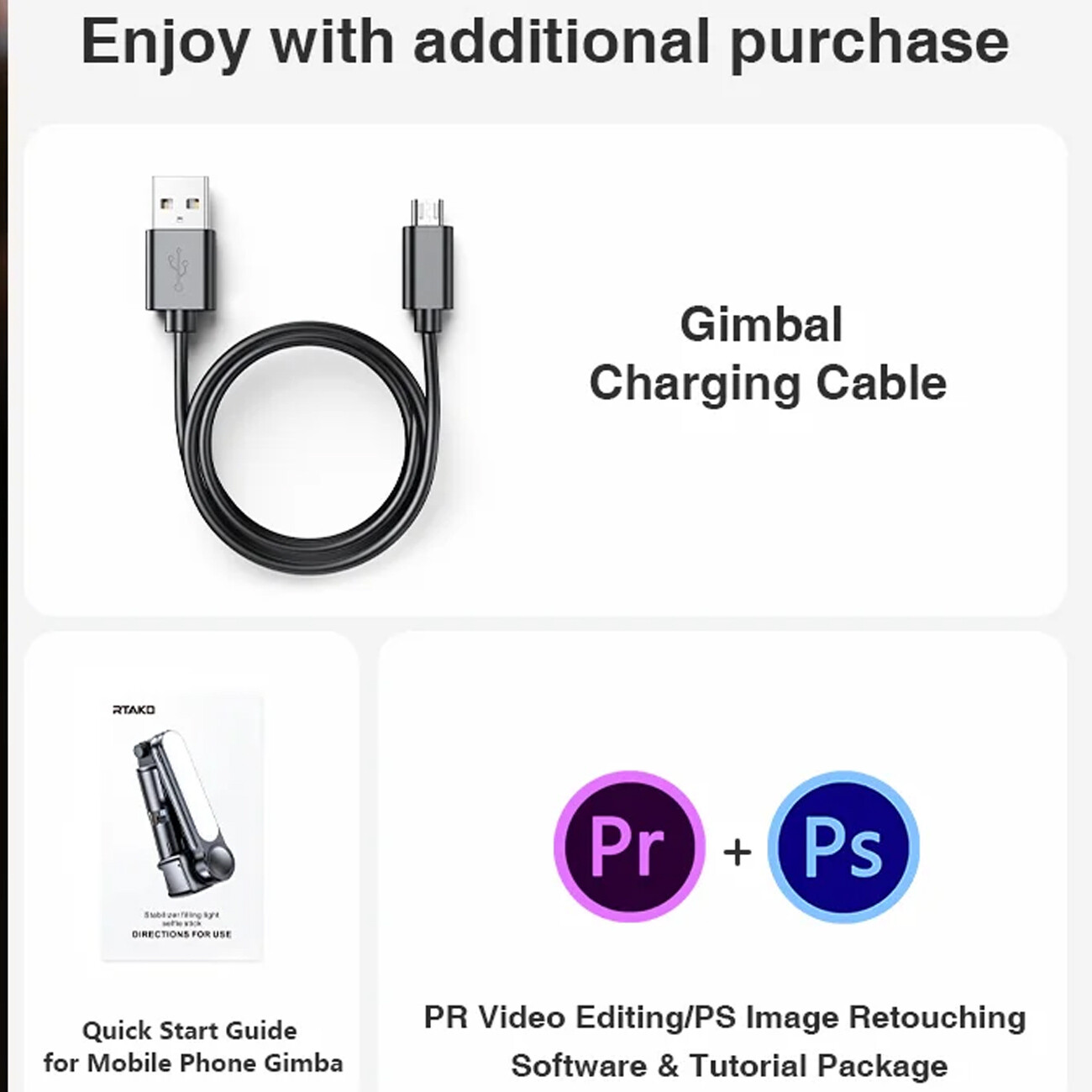 گیمبال ضد لرزش و مونوپاد الکتریکی آرتاکو