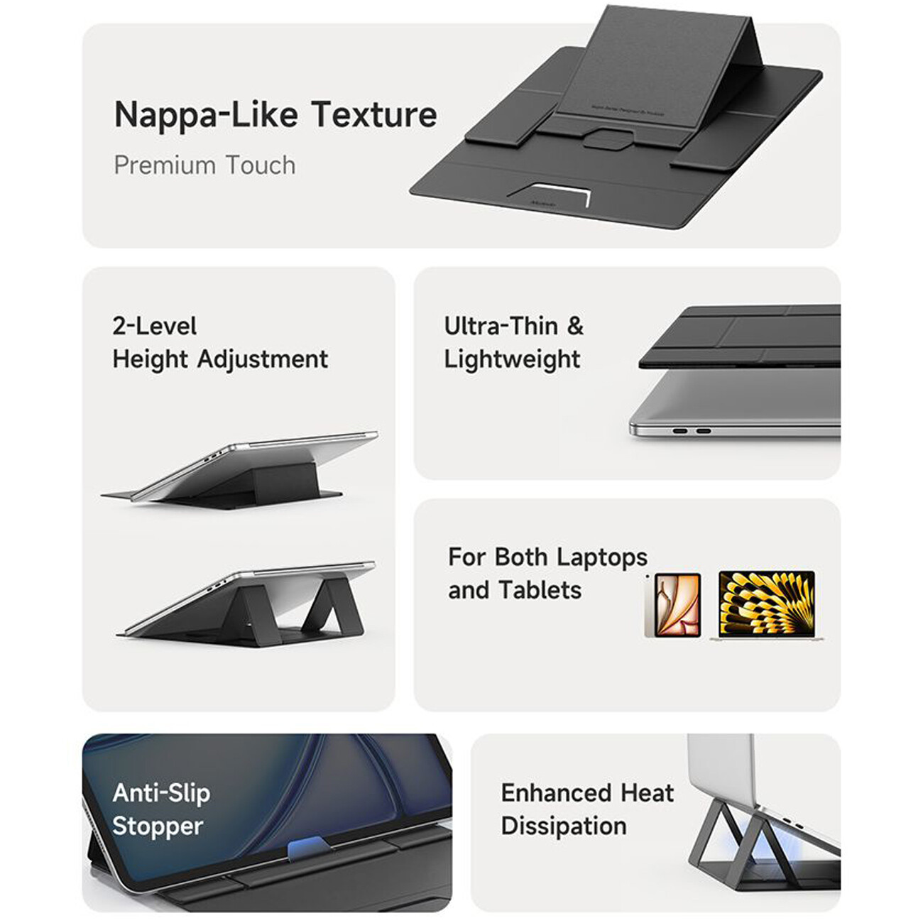 فروش پایه نگهدارنده تاشو لپ تاپ و تبلت مک دودو