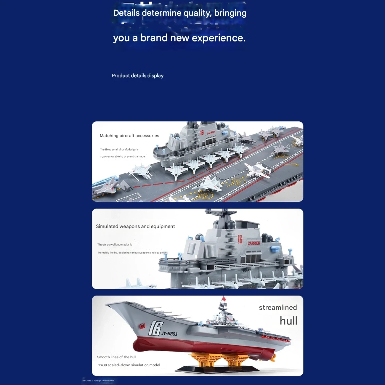 پر فروش ترین ناو هواپیمابر کنترل از راه دور