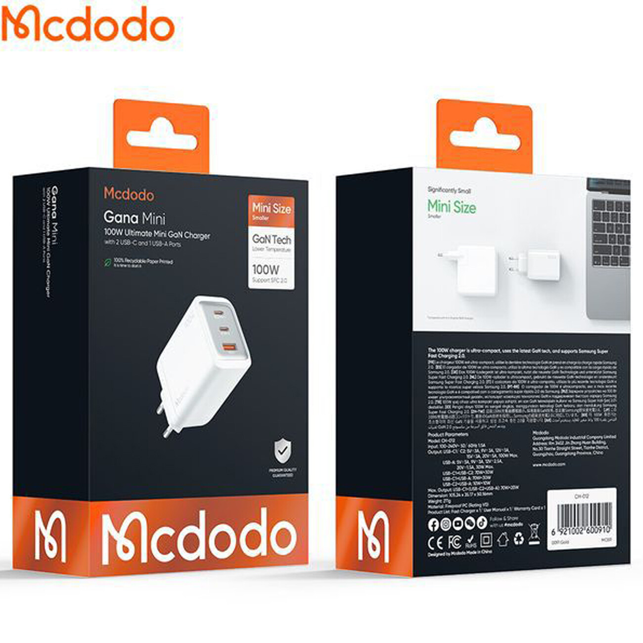 شارژر دیواری مک دودو