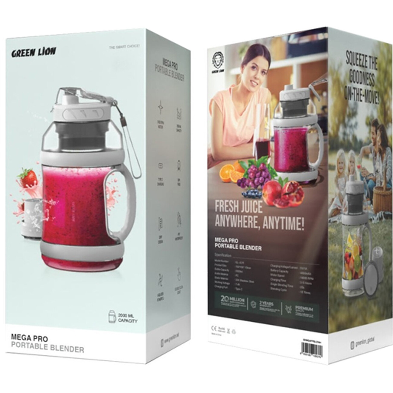 بهترین مخلوط کن شارژی گرین لاین