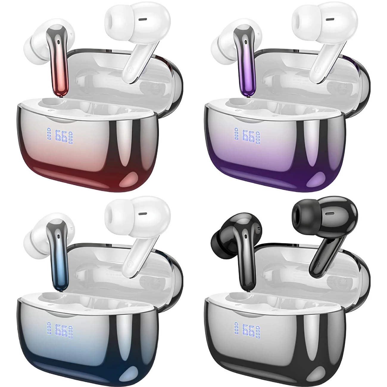 خرید هندزفری بی سیم هوکو با نمایشگر دیجیتالی باتری و فناوری نویز کنسلینگ