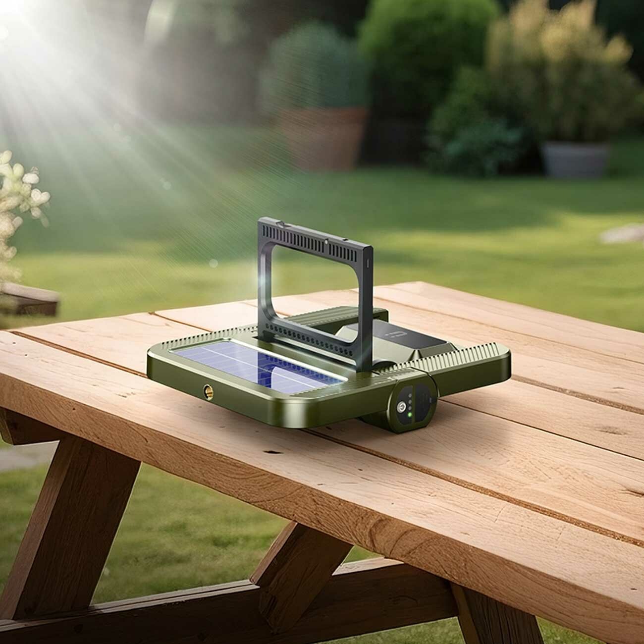 چراغ کمپینگ LED شارژی خورشیدی هوکو