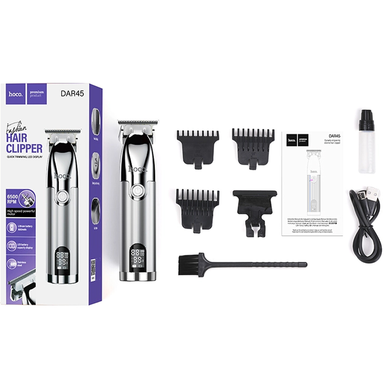 بهترین ماشین اصلاح حرفه‌ای شارژی هوکو