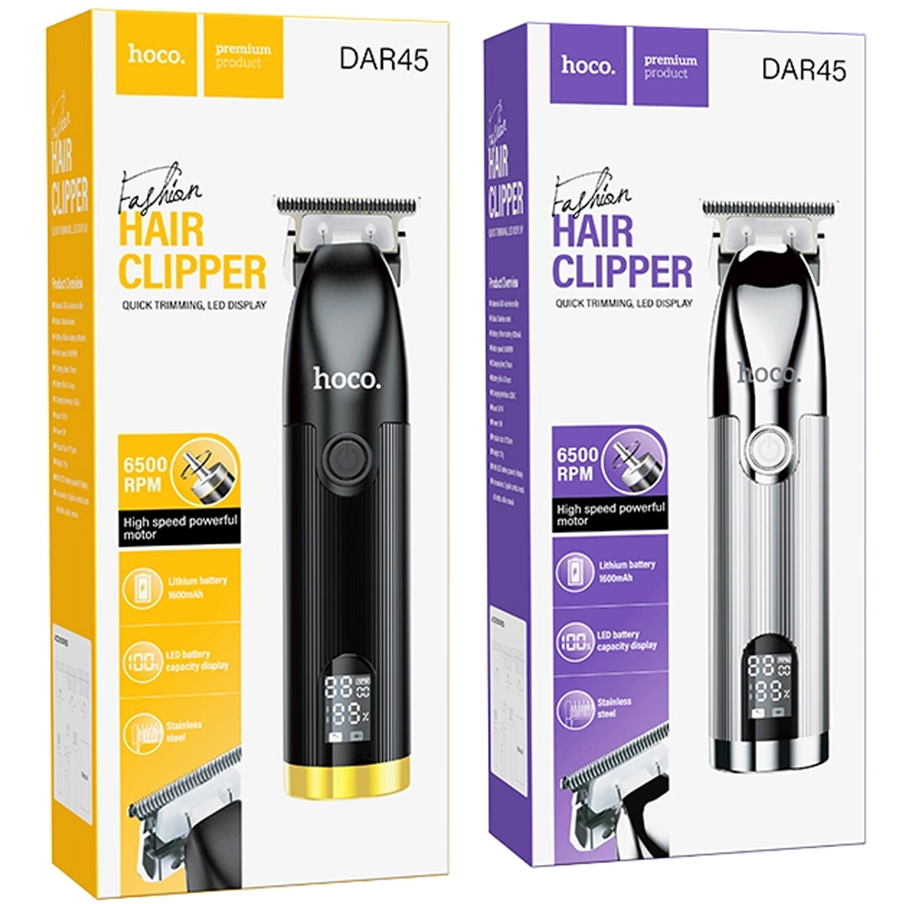 ریش‌تراش حرفه‌ای شارژی هوکو