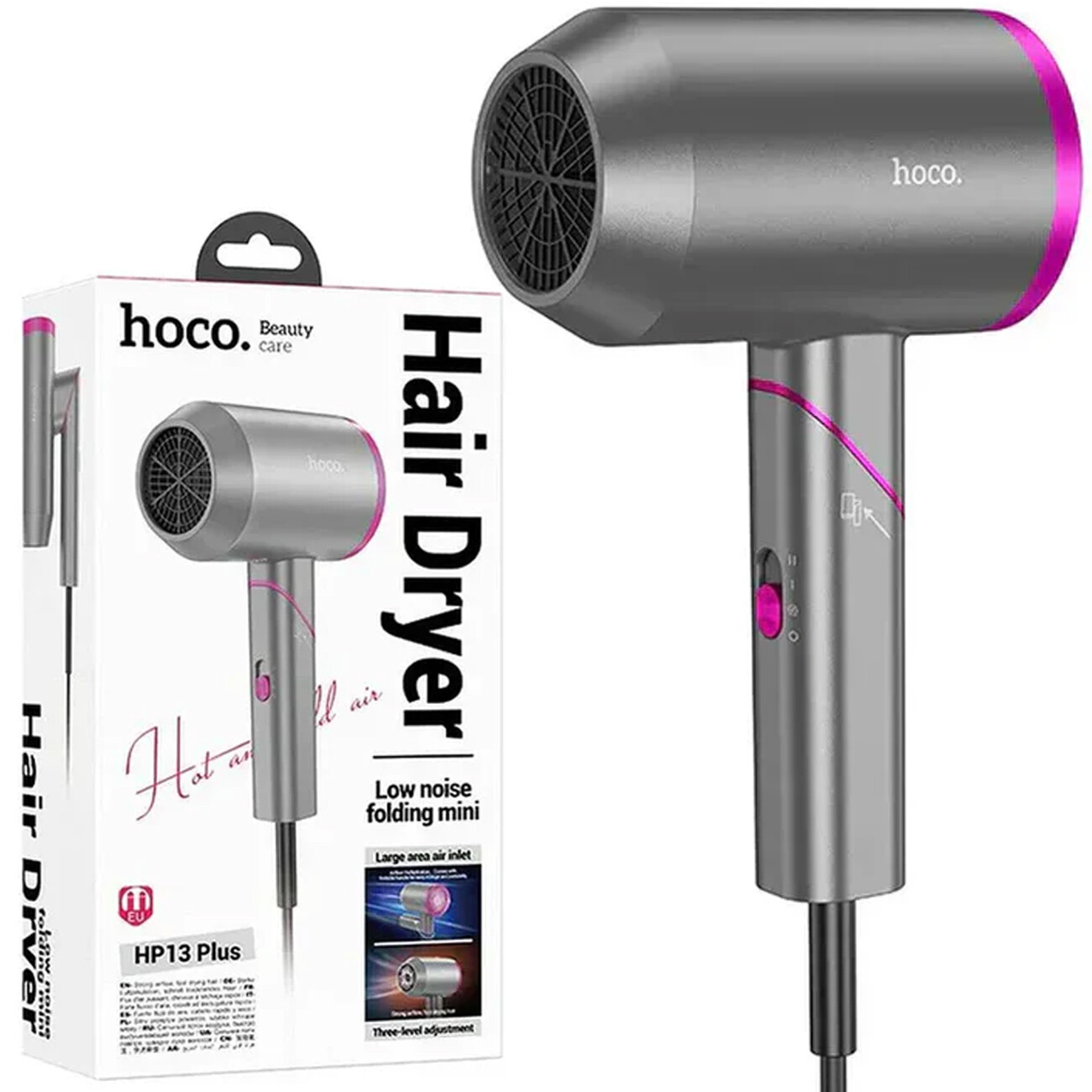 سشوار هوکو HOCO مدل HP13 Plus تاشو 1600 وات