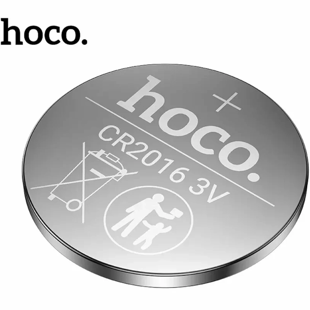 فروش باتری سکه‌ای لیتیومی ولتاژ 3 ولت ظرفیت 75 میلی‌آمپر هوکو HOCO CR2016