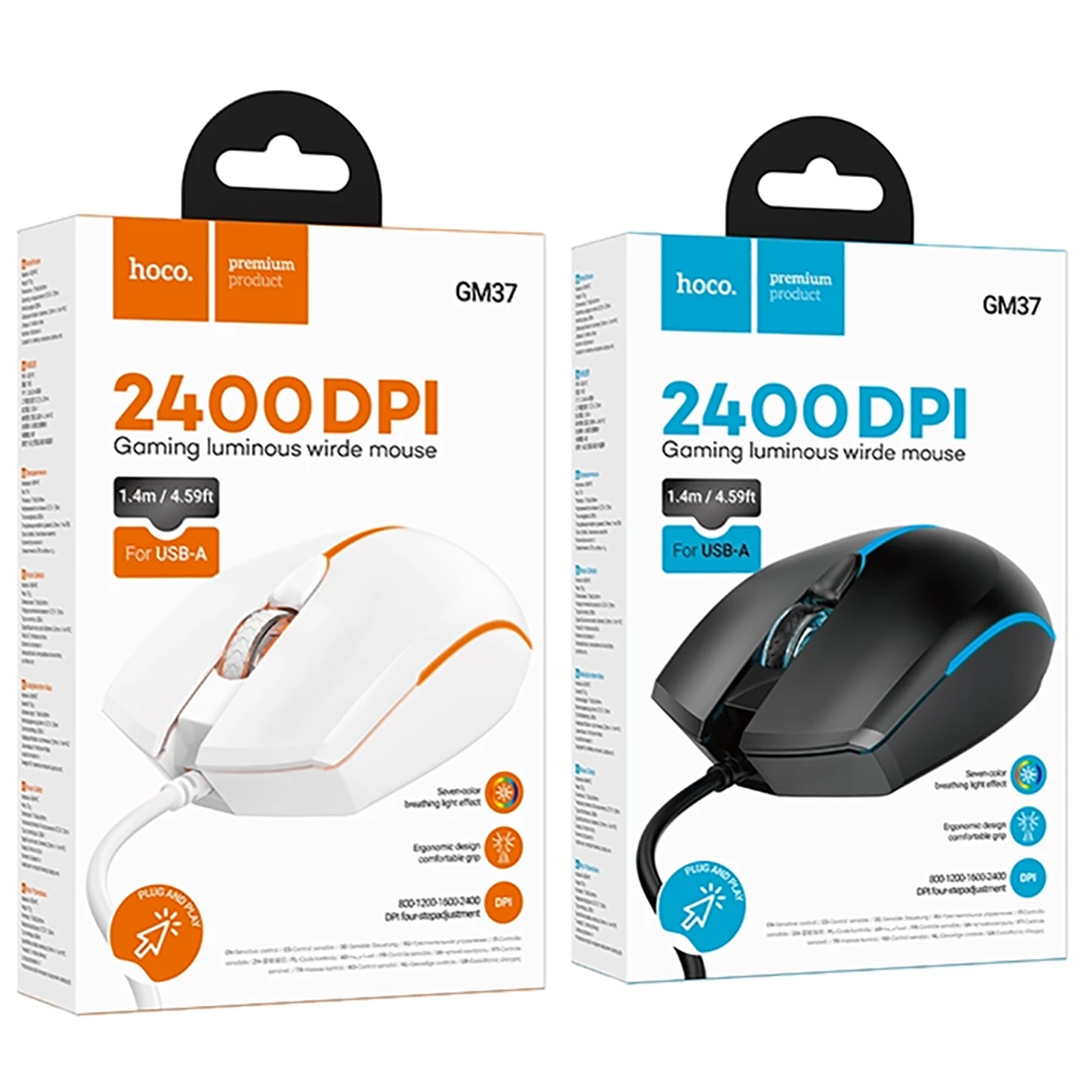 بهترین موس گیمینگ سیمی یو اس بی هوکو