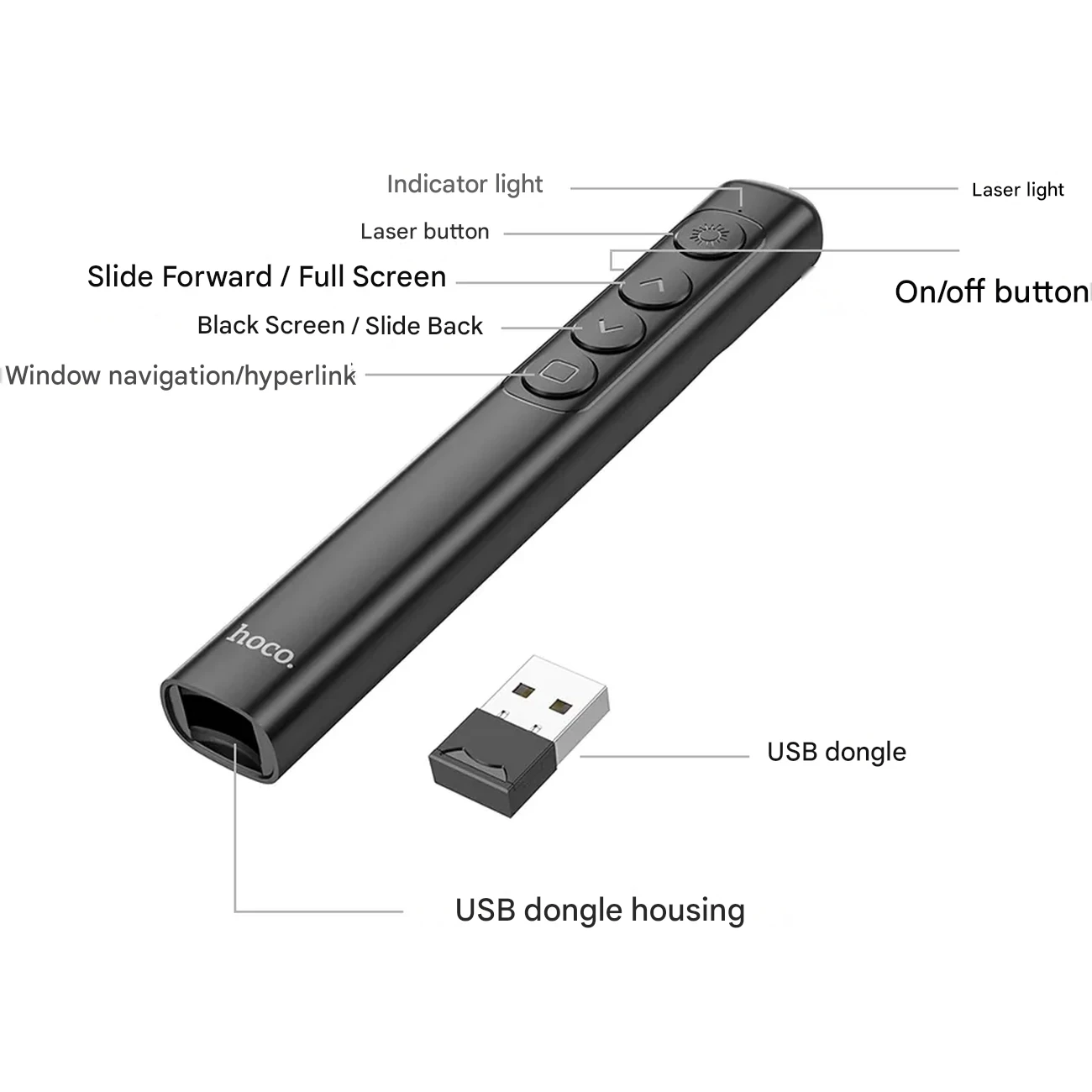 پوینتر و پرزنتر لیزری هوکو